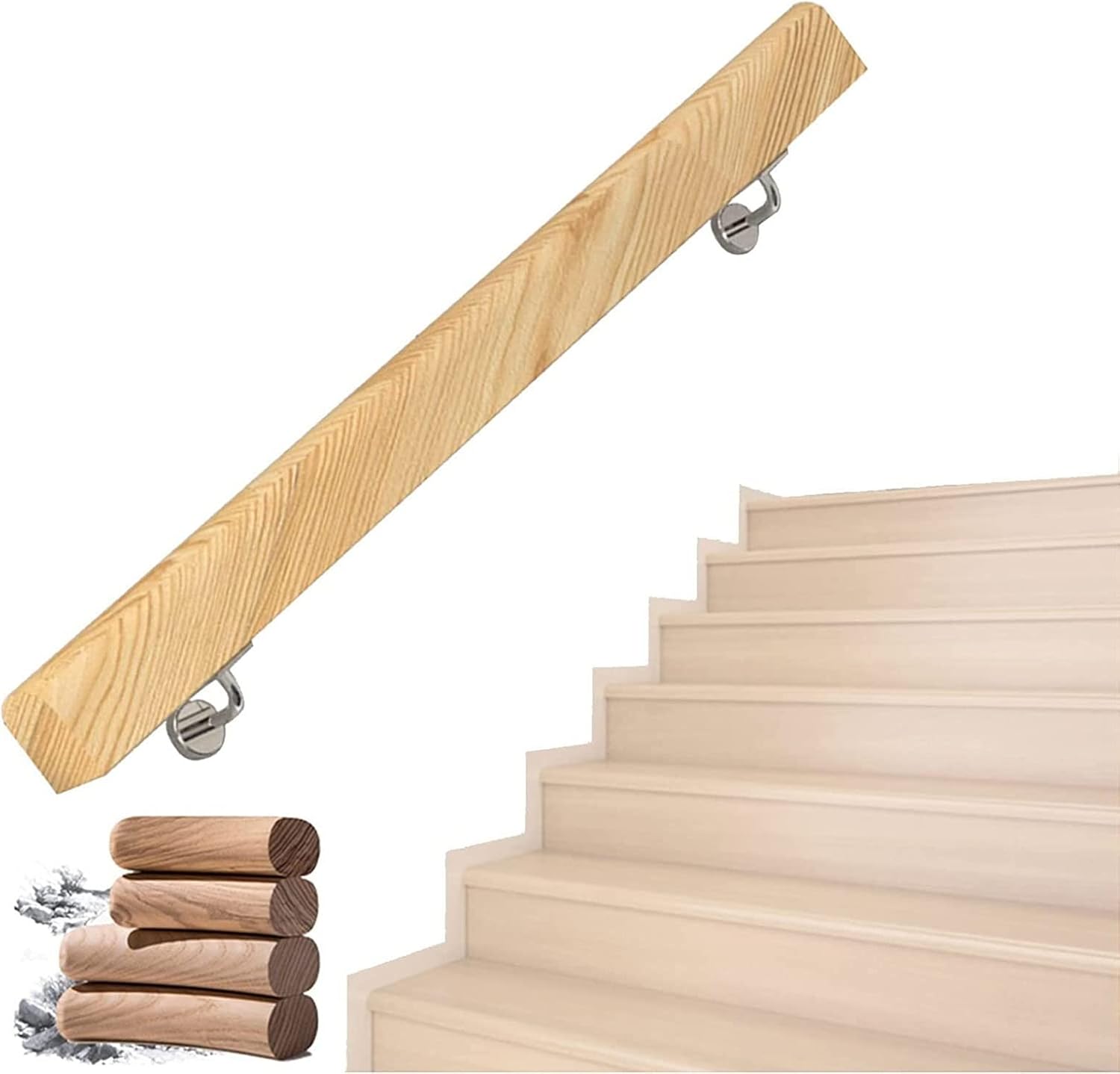 1ft20ft Handrail Complete Kit. Professional AntiSlip Modern