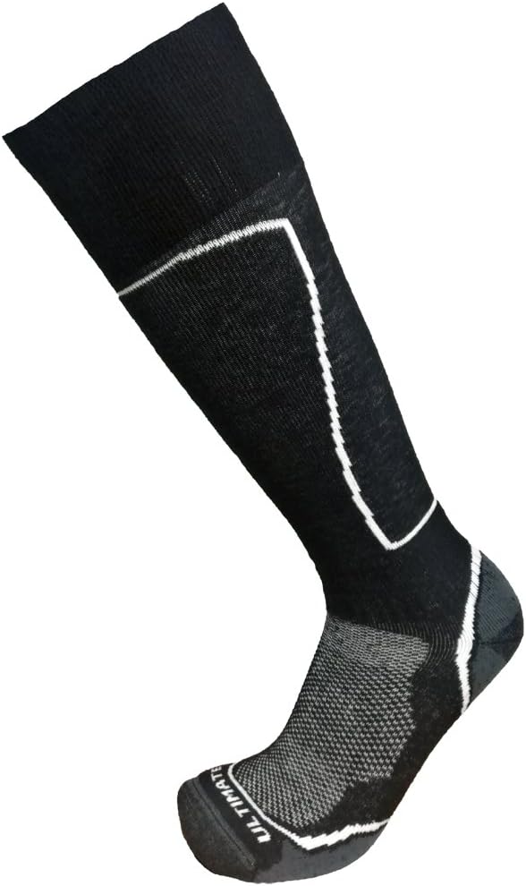 Mens Midweight Merino Wool Ski Snowboard Warm Socks