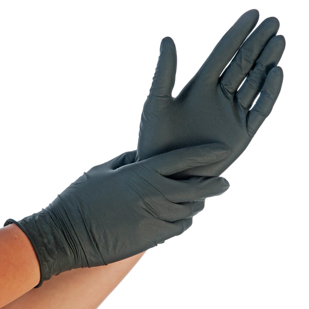 Gants Nitrile Non Poudrés Bleu, extra forte, Top Qualité Günstig, VE : Lot de 10 x 100