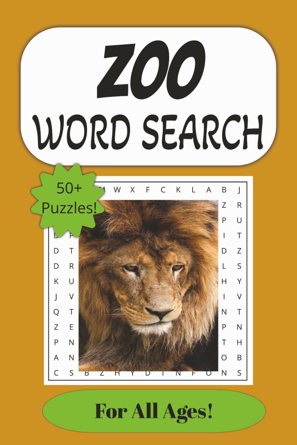 Zoo Word Search Puzzle Book: Word Searches with Easy to Read Print about Zoos, Animals, Wildlife, and more | 6x9 inches, 110 pages| 50+ Puzzles- Gift for Vacation, Holiday, Birthday and Free Times