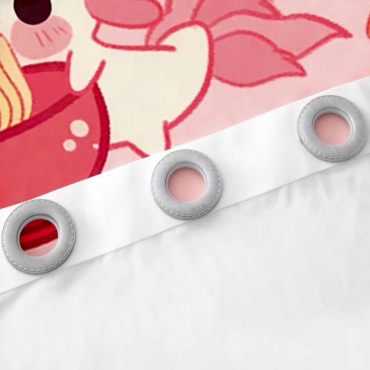 jejeloiu Funny Axolotl Blackout Curtain,(2 Panels,38 x 45 Inch),Cute Axolotl Fish Gifts Boys Girls Curtains for Bedroom Living Room,Axolotl Love Heart Pattern Blackout Curtains Window Treatments