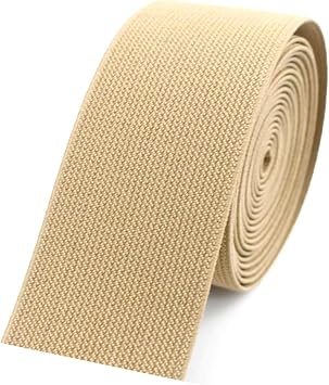 5 Meters Elastic Bands 6cm Wide 1.8mm Thickness Rubber Band for Sewing Pants Waist Belt Clothes Knitted Accessories,Red,60mmKhaki