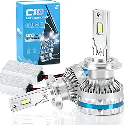Luz Ultra Led H7, Kit LED H7 120W, Lâmpada LED H7
