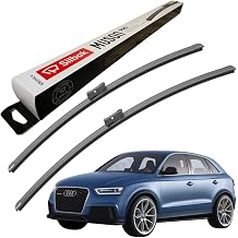 Silbak Windscreen Wipers, fits for AUDI RS Q3 10/2013 > 09/2018 Front Wiper Blades, 600mm/530mm