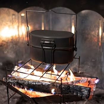 Amazon.co.jp: Crossfield 戦闘飯盒弐型 新ロット版 野営 ソロ