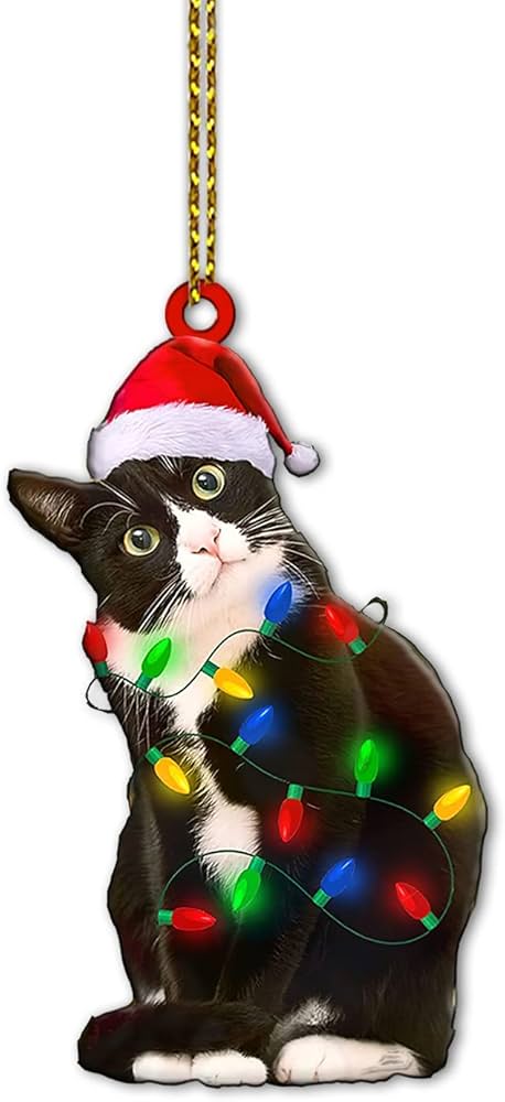 Black car christmas ornament Clearance