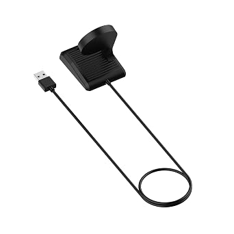 TenCloud Replacement Charger Compatible with Ticwatch Pro 5 Enduro/Pro 5/ Pro 3 Ultra/Pro 3/ E3 Charger Dock Non Slip Cradle Stand 3.3ft/1M Charging Cable Holder for Ticwatch Pro 5