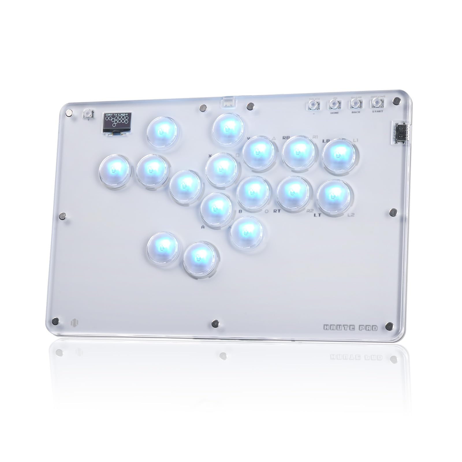 Amazon | Haute42 レバーレスアケコン T16 PRO ホワイト haute42