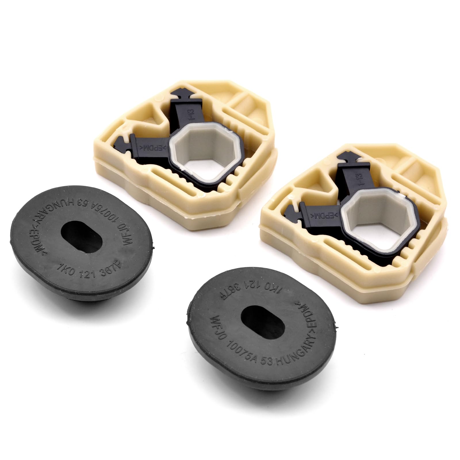 2X Telaio del serbatoio dell'acqua del radiatore Staffa di montaggio superiore inferiore Per A1 A3 Per VW BEETLE CADDY EOS GOLF PASSAT JETTA PASSAT POLO TIGUAN TOURAN Per Skoda FABIA SUPERB