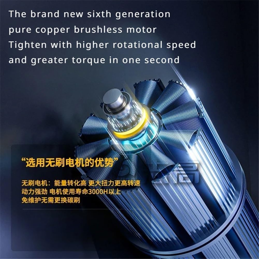 Taladro eléctrico sin escobillas, taladro inalámbrico golpeable, destornillador de 80N.m, 16,8 V, batería de iones de litio, herramientas eléctricas(Us)