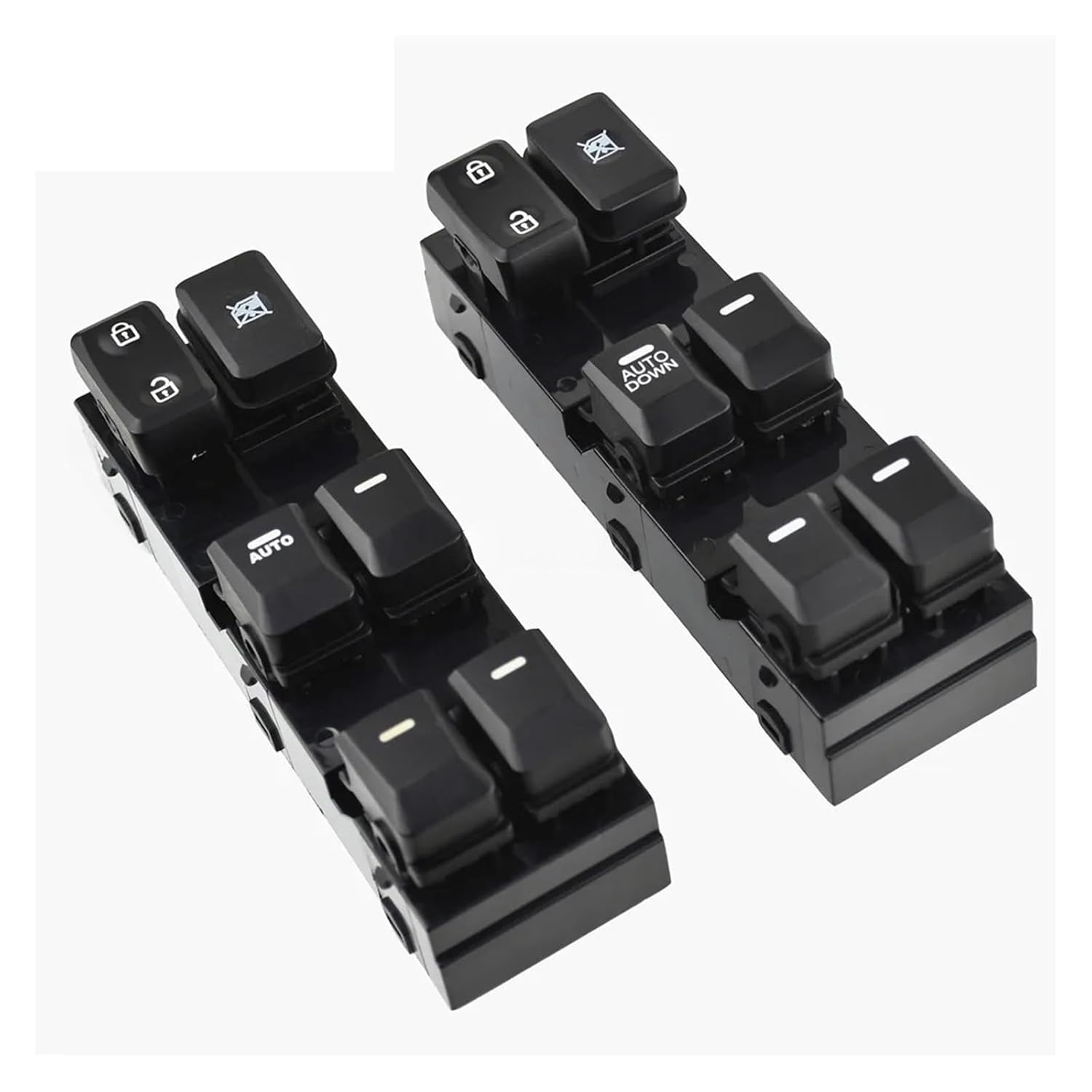 Electric Window Double Switch Button 93570-3W600WK Compatible with KIA Sportage 2011-2016 Car Switch With Red Light(Auto-6 lights)