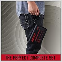 Vista 7 de Premium Midget Wrench Set - 22-Piece Mini Combination Wrench Set Metric & SAE Ignition Wrench Sets 4-10mm & 5/32'' to 7/16'' Lightweight Small Carry