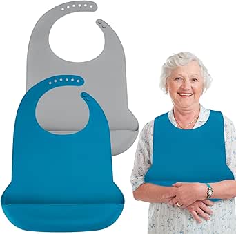 Elderly Pockets Adult Bib Elderly Silicone Waterproof Bibs Adult Bib Silicone Waterproof Meal Pocket I3012816063 - View #4