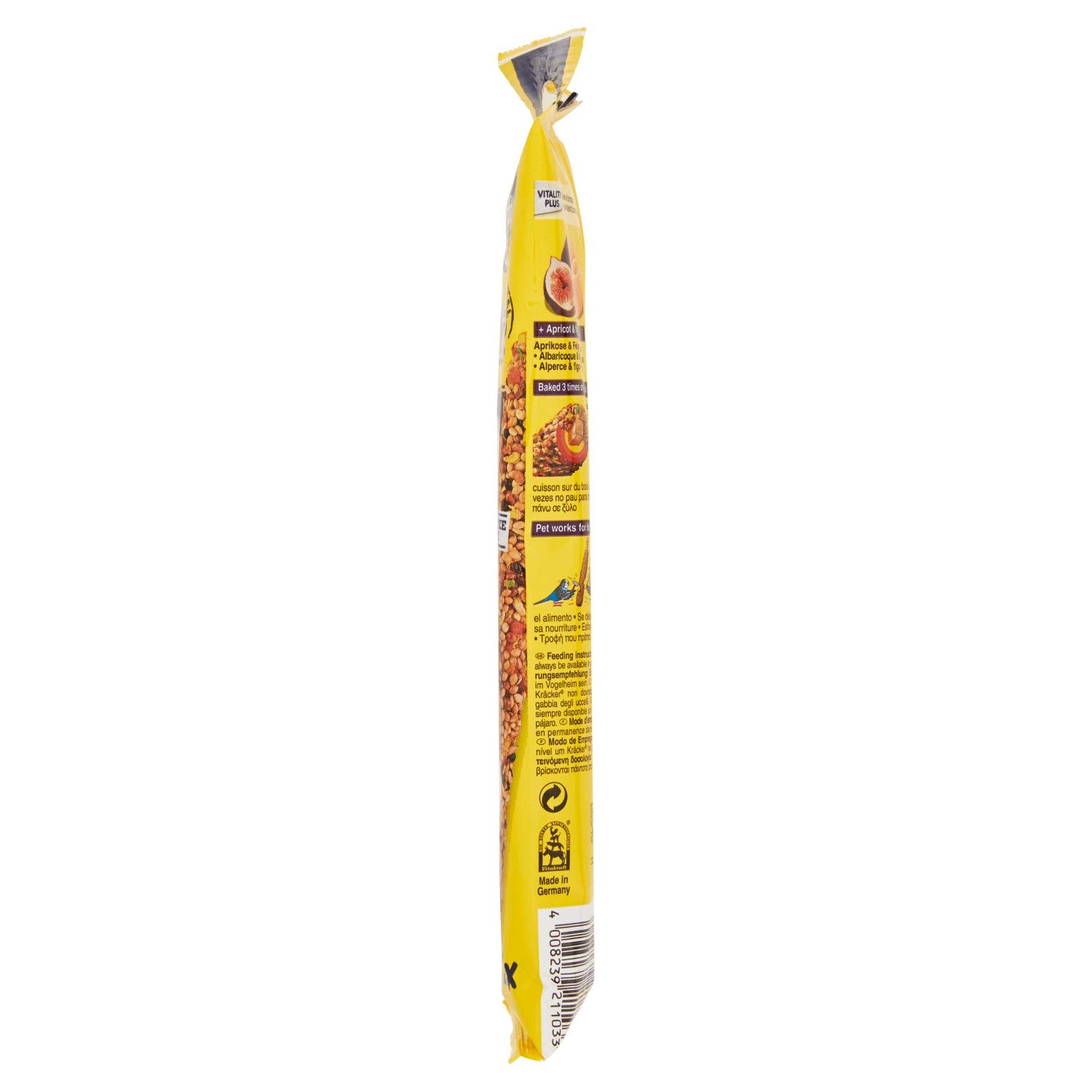 Vitakraft Kräcker®, kracker per uccelli, albicocca & fico per pappagallini