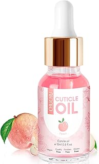 CHUCHU Cuticle Oil for Nails,Jojoba Nail Cuticle Oil Contain Vitamin B & E,Moisturizes Cuticle and Nail's Skin,Strengthens...