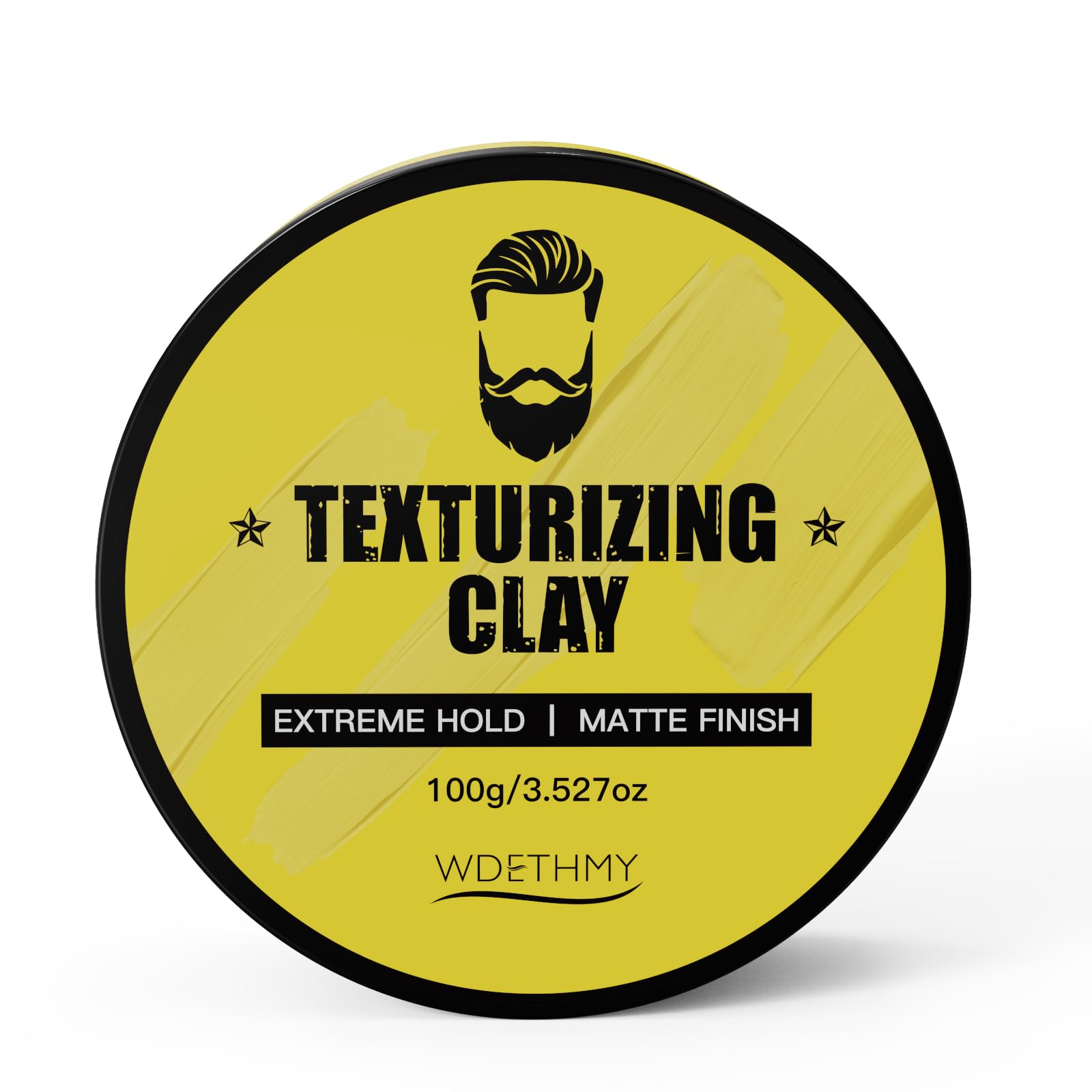 Hair Clay For Men, High Hold & Low Shine Men's Matte Clay, Long-lasting Hold and Easy Wash Hair Styling Cream, No-greasy Formula, Add Volume & Texture