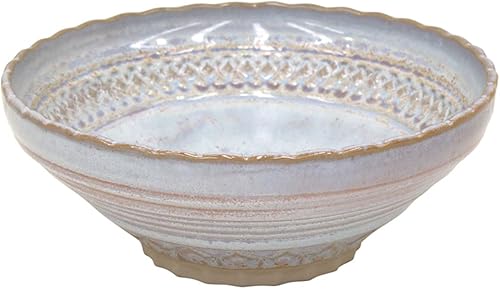 Costa Nova, Colección Cristal, Vajilla de gres, Tazón de cereal de sopa, nacar, 7''