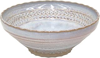 Costa Nova, Cristal collection, Stoneware Dinnerware, Soup cereal bowl, nacar, 7''
