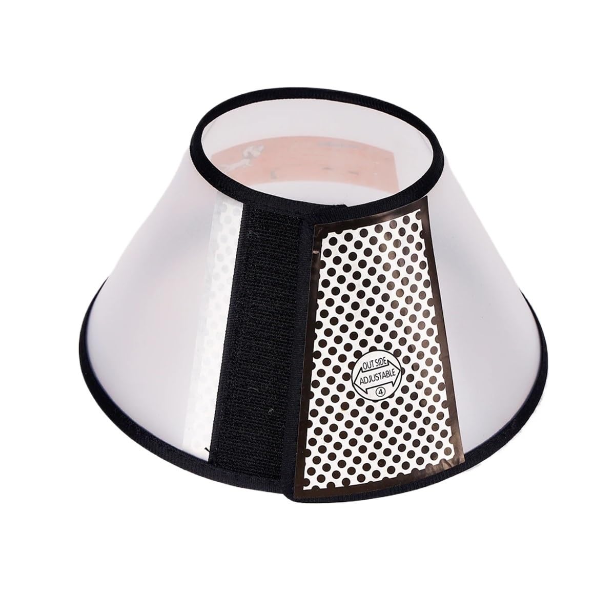 2pcs Pet Elizabethan Collar for Dogs Comfy Cones to Stop Licking Protective Collar for Dog After Surgery Anti-Bite Lick(Black,XXS)