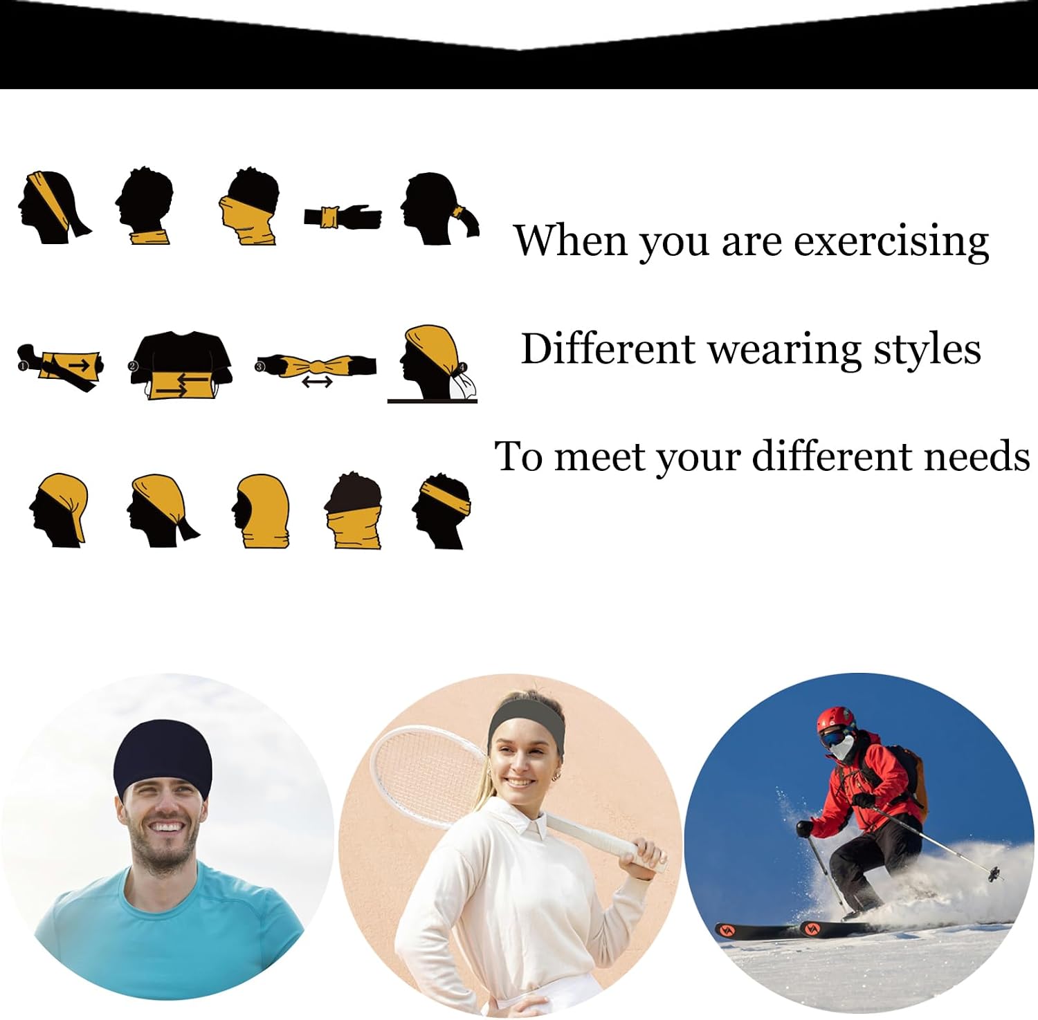 Neck Gaiter Bandana Face Mask,Neck Gaiter Balaclava Bandana Scarf,Sun Face Mask Uv Protection for Outdoor Sports Hiking Cycling Running Men and Women (6 Colors)