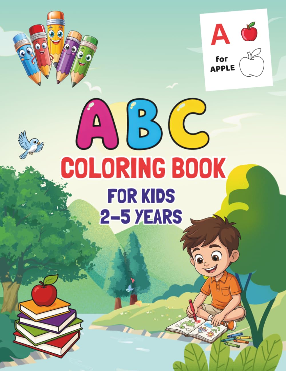 Kids Coloring Book: ABC Coloring Book for Ages 2 to 5