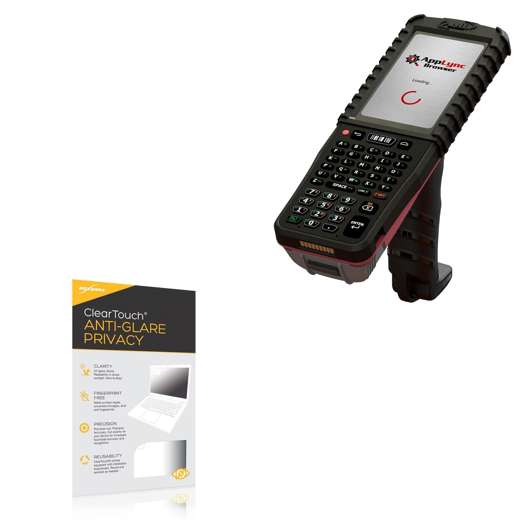 BoxWave Screen Protector Compatible With AML Striker - ClearTouch Anti-Glare Privacy (2-Pack), Privacy Screen Protector Flexible Film Anti-Glare