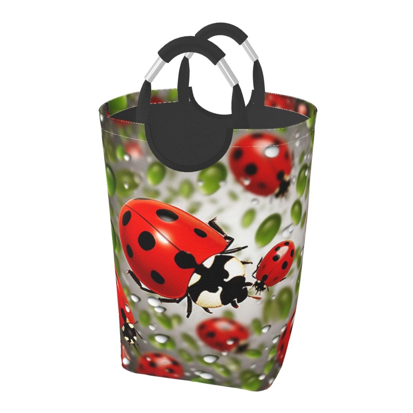 Panier à linge autonome pliable coccinelle pour dortoir et voyage
