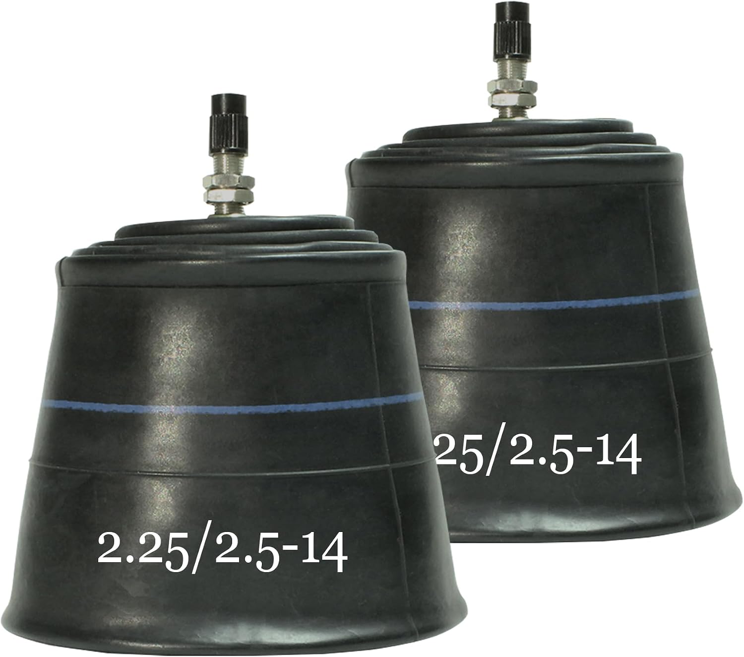 Libereco 2.25/2.5-14" (70/100-14) Inner Tube for Scooter Curved Beam Motocycle with TR4 Valve Stem Butyl Rubber for 50cc to 160cc Mini Motocycle