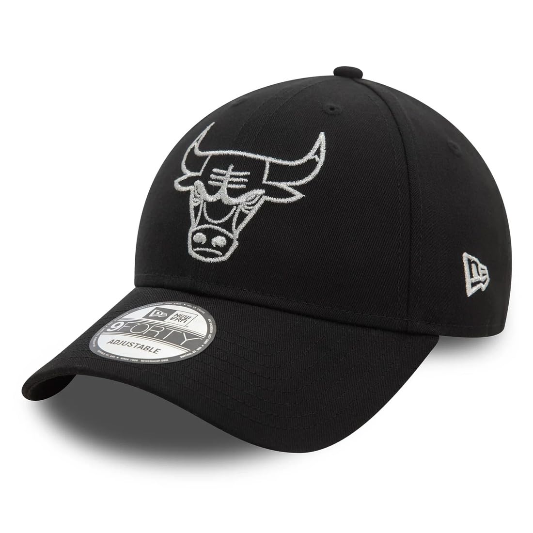 New Era Adult's 9Forty NBA Chicago Bulls Baseball Cap Hat Black