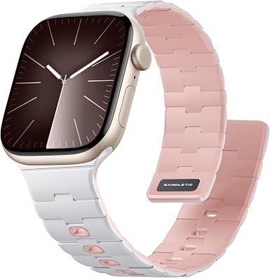 Bandletic Magnetic Silicone Watchband Compatible with All Apple Watch