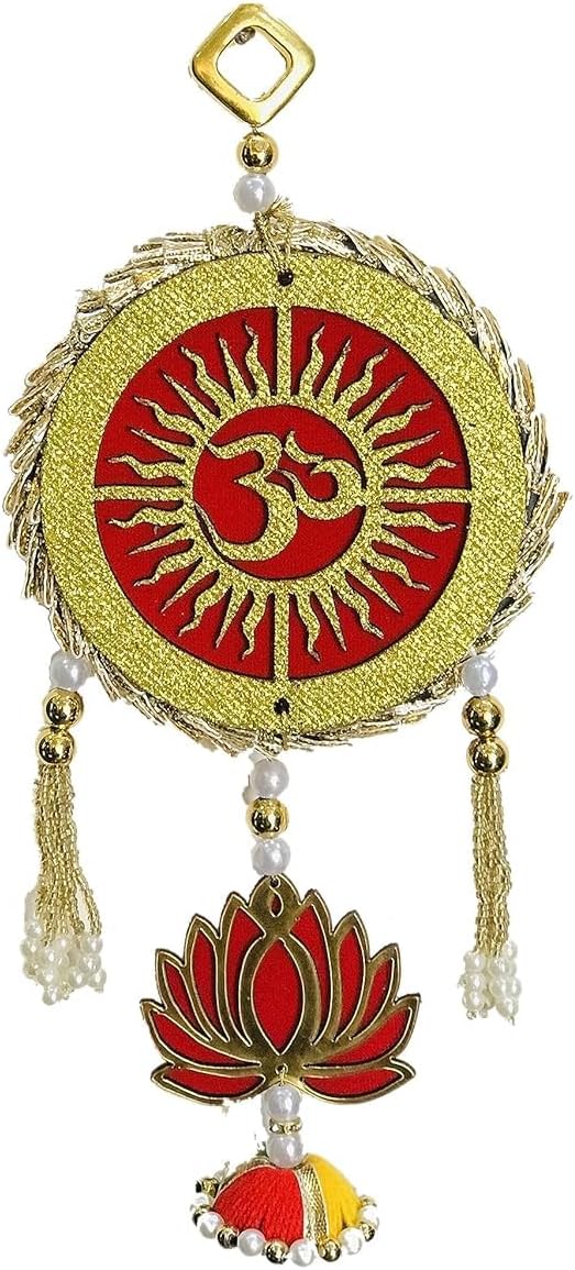 JVNX Handmade Decorative Toran for Wall & Door | Traditional Latkan for Home & Festive Decor | Multi-Color, Pack of 1