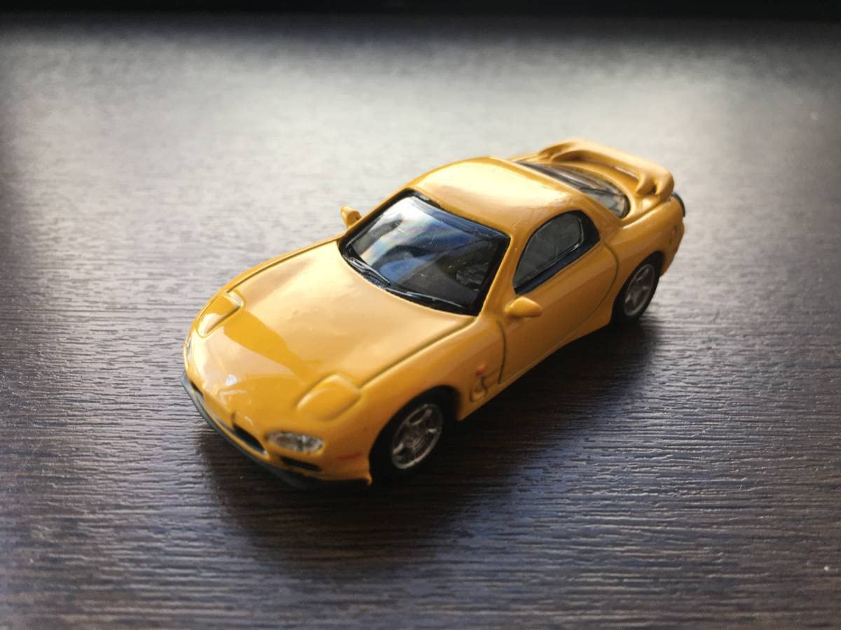 オプションミニカーコレクション　マツダＲＸ－７　希少シークレット＋グリーン　FD オプションミニカーコレクション マツダRX－7 希少