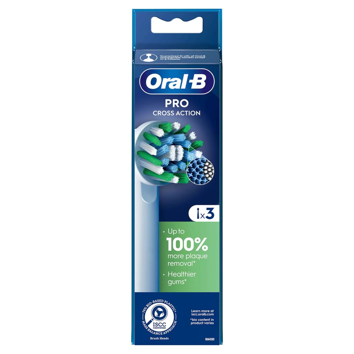 Oral-B Testa di ricambio Pro Cross Action 3 pezzi