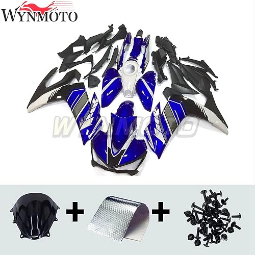 Miniatura 3 de Kit de carenados negro azul brillante apto para Yamaha YZF-R3 R25 2015 2016 R25 R3 15 16 ABS molde de inyección de plástico motocicleta carrocería
