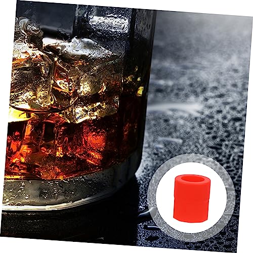 Molde de silicona rojo para hielo en forma de vaso shot miniatura 3