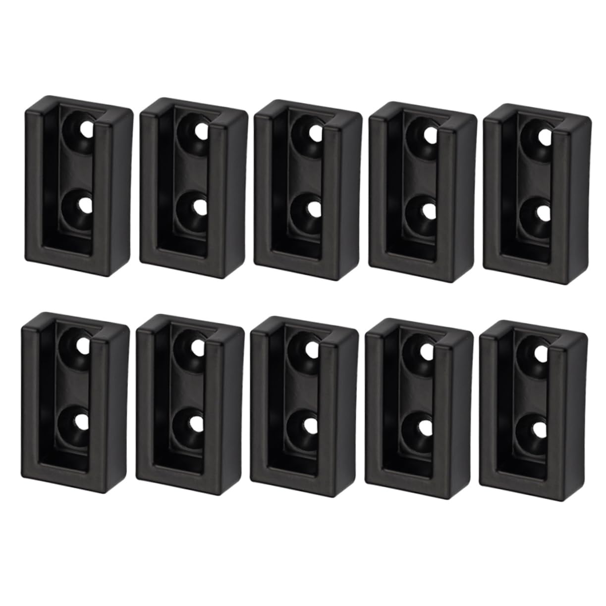 SOLUSTRE 2sets 10pcs Wardrobe Closet Pole Bracket Heavy Duty Clothes Rod Holder for Wardrobe Shop Easy Installation Strong Bearing Capacity Stable Support for Clothes Towels 10pcs*2