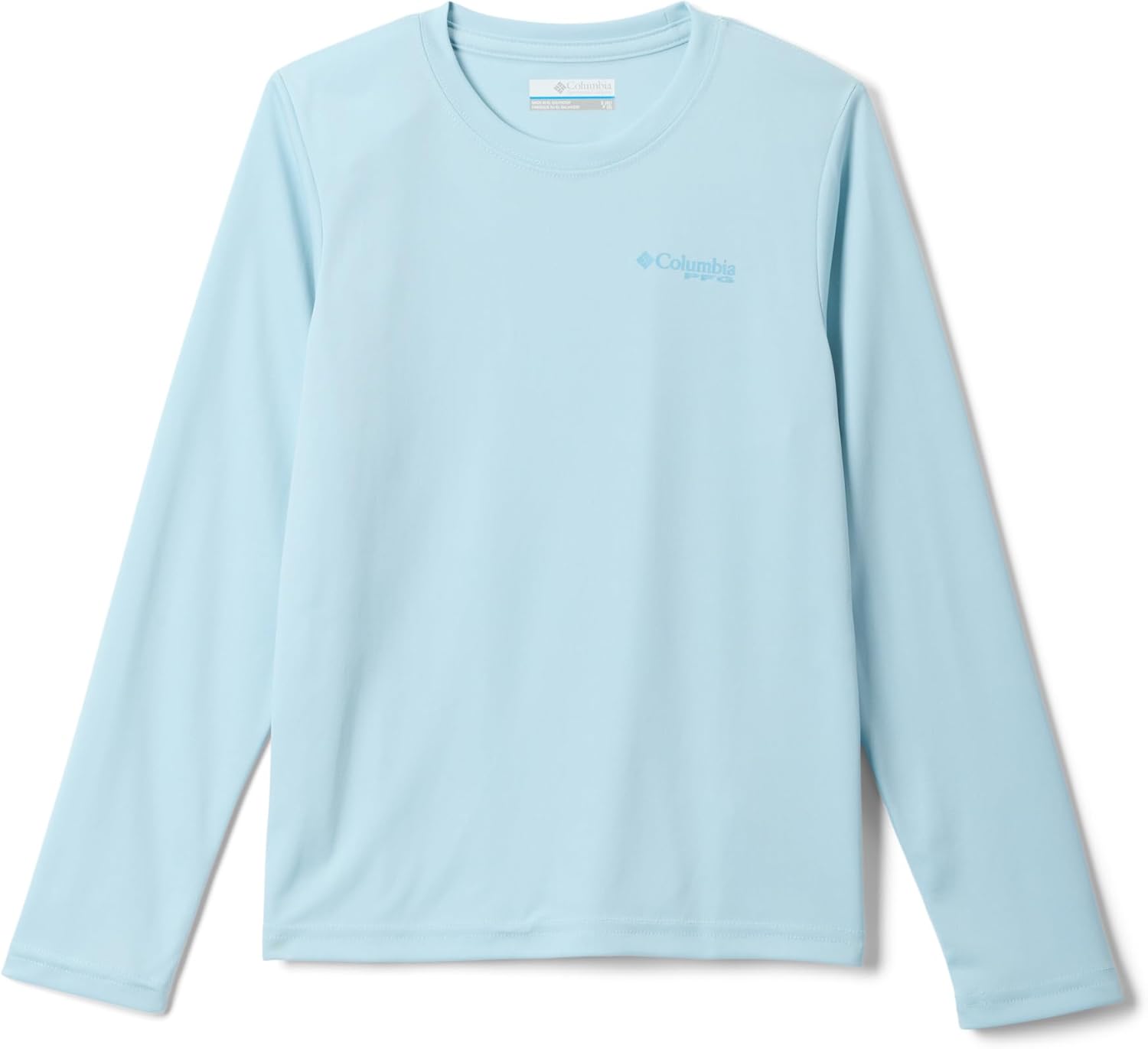 Columbia Youth Boys PFG Terminal Tackle Fish Flag Long Sleeve Shirt, Marine Light Graphic, X-Small