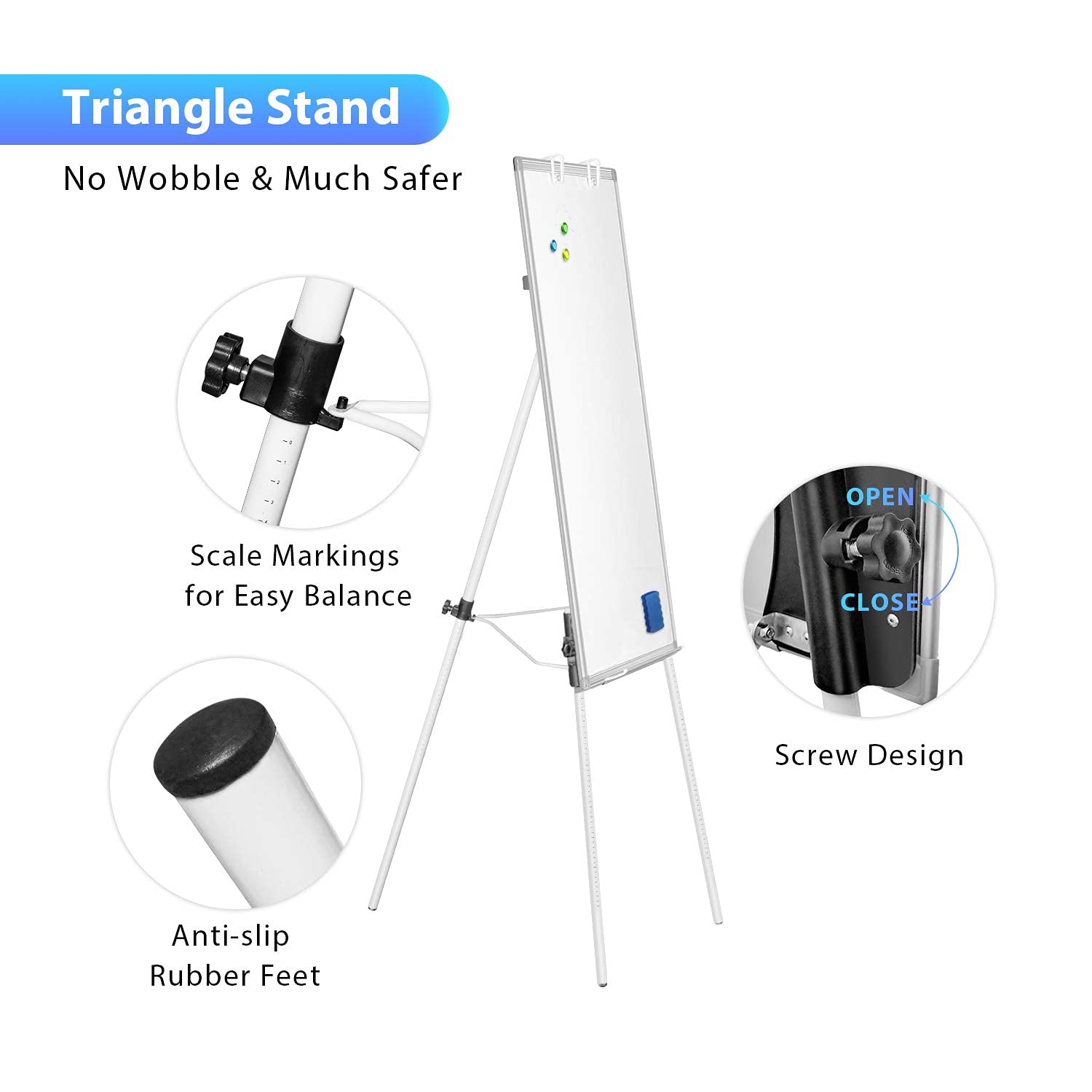 Easel Whiteboard Portable Dry Erase Easel Board 36 x 24