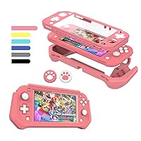 Vista 10 de FIWWAT Switch Lite - Funda protectora para Nintendo Switch Lite, compatible con Nintendo Lite, protector de pantalla, funda de agarre de mano