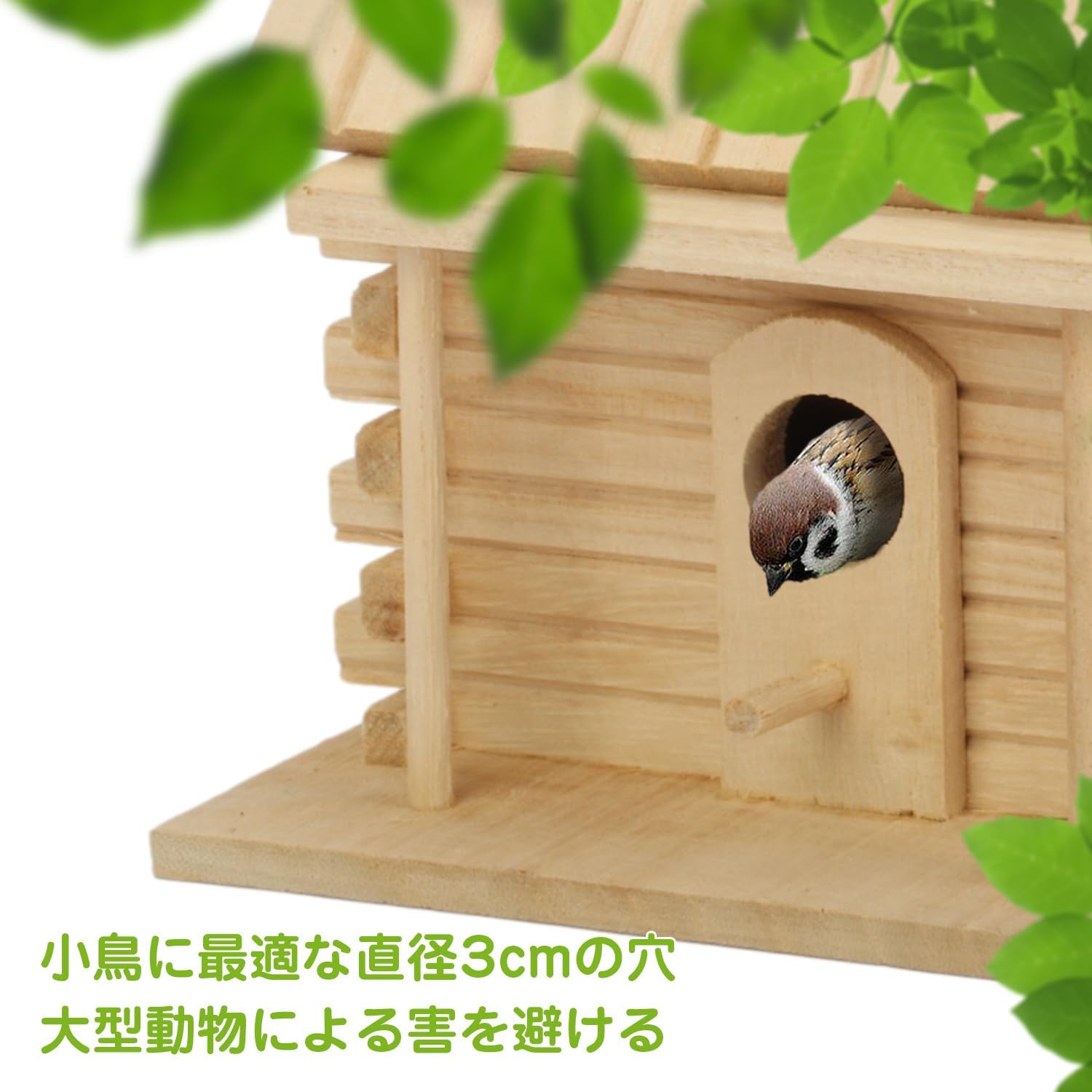 大型　巣箱　小鳥 大型巣箱小鳥