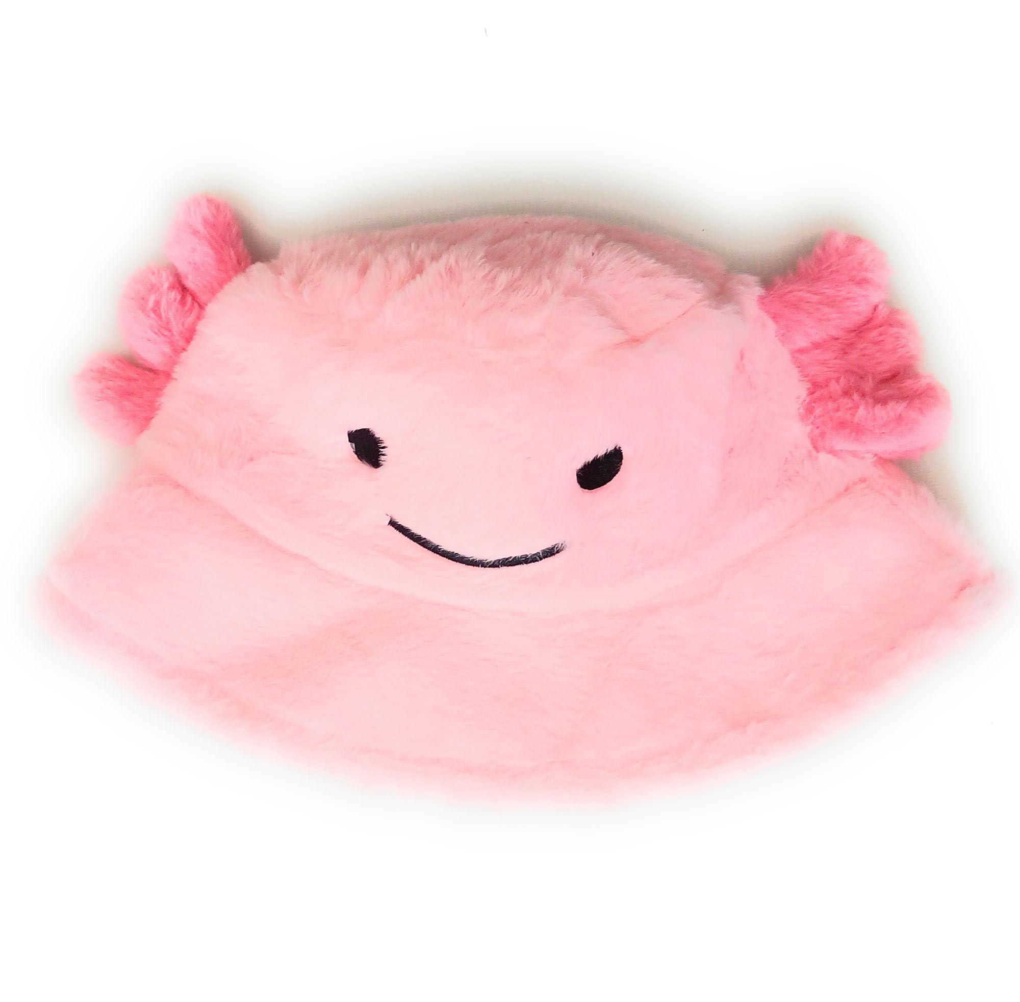 KGM Stylish New Soft Fleecy Faux Fur Bucket hat - Festival Summer Winter Hats (Amphibian Pink)