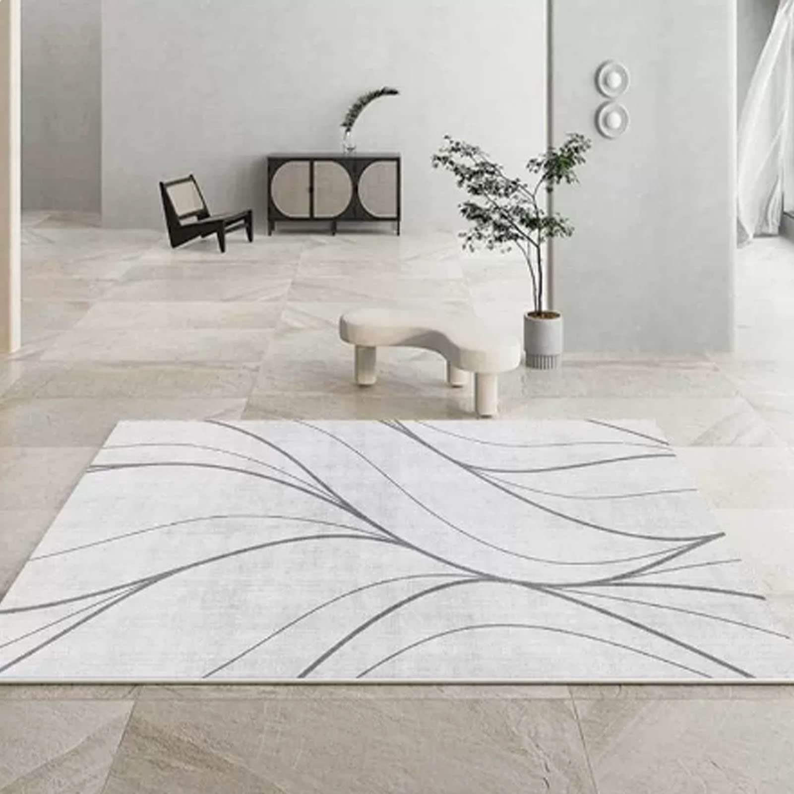Tapis moelleux pour chambre à coucher et salon ambiance cocooning