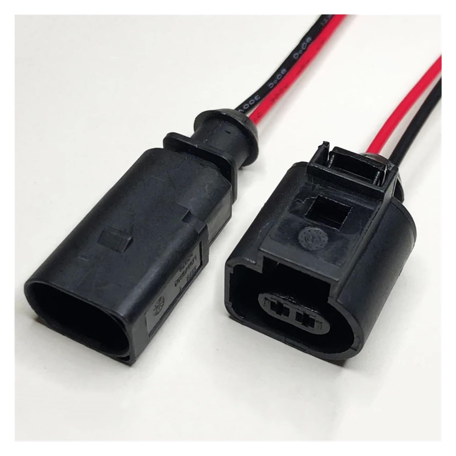 Arnés impermeable de 1,5 mm y conector sedán 2p con cables de 15 cm de alta resistencia térmica 4