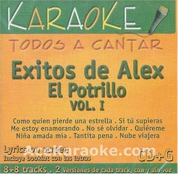 Audio CD Karaoke: Exitos De Alex El Potrillo 1 Book