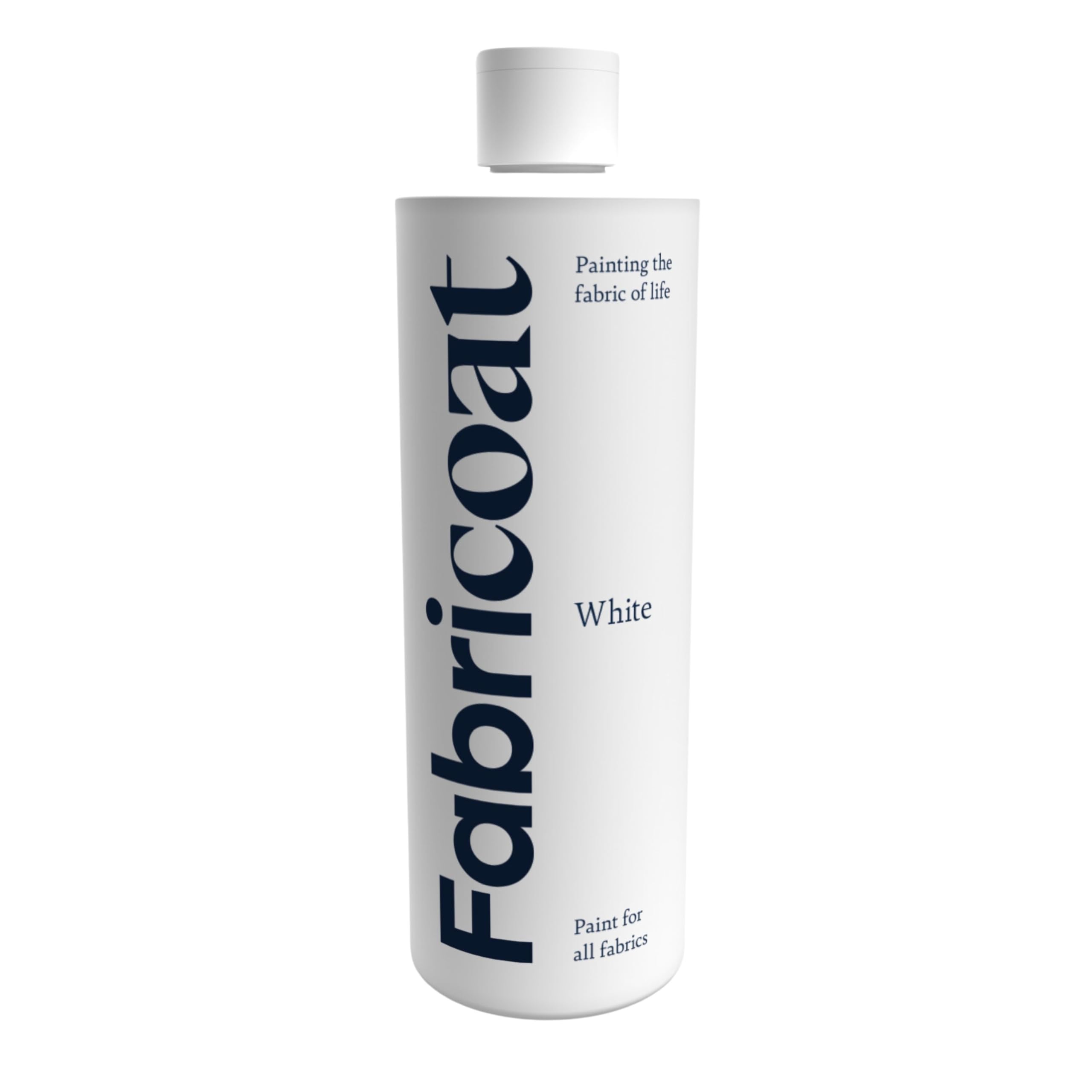 Fabricoat Fabric Paint &amp; Upholstery Dye, White, Flexible Finish
