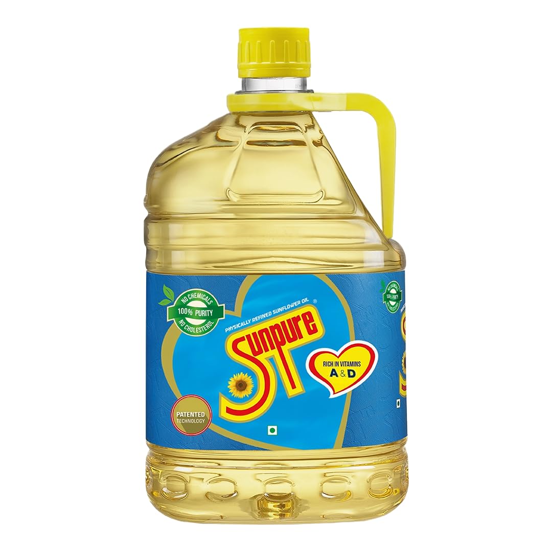 Sunpure Physically Refined Sunflower Oil 5 Litre