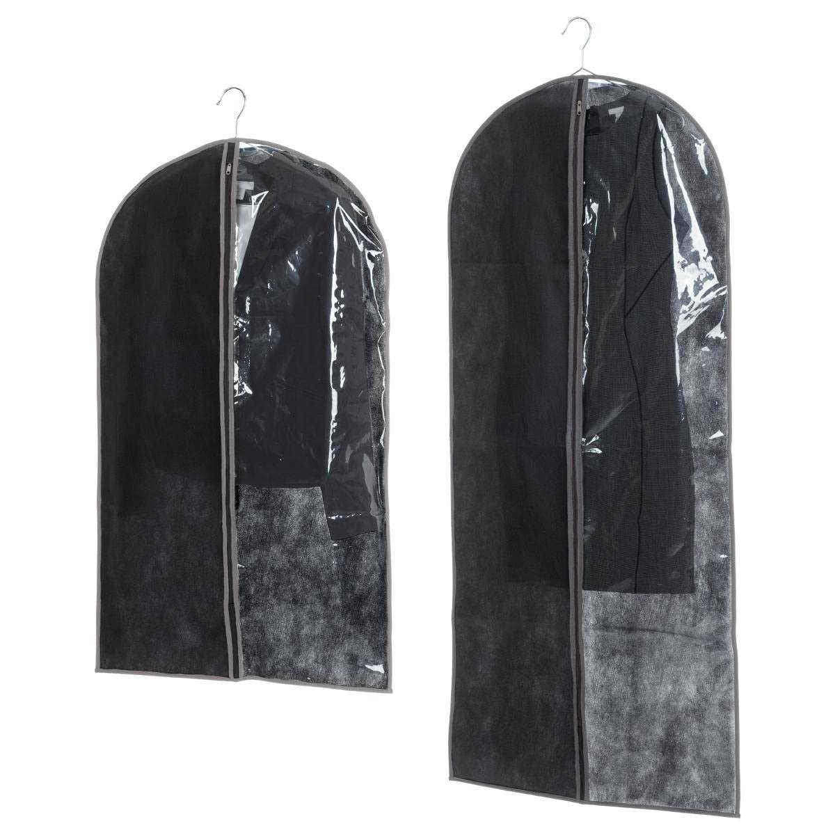5 five simply smart 5five - Lot de 2 Housses vêtements Grand modèle Noir
