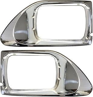 Headlight Bezel Chrome - Driver & Passenger Side (Fit: International 9200 9400 5900 Truck)