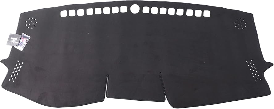 غطاء لوحة القيادة Wellvisors Dash Mat متوافق مع Toyota 2018-2022 C-HR Suede Black