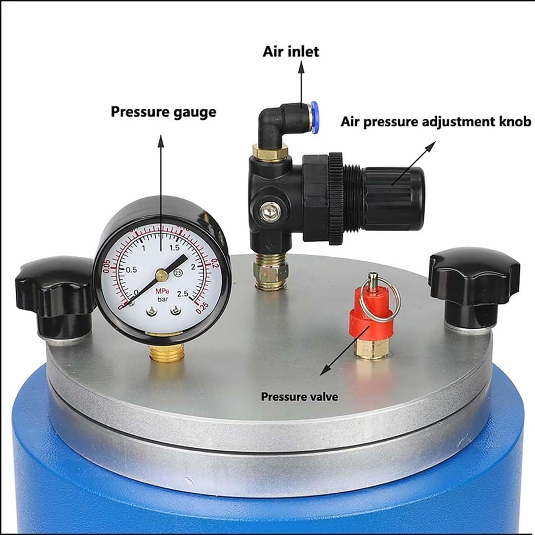 Iniettore di Cera Sottovuoto, Macchina per Iniettore di Cera 350W, Temperatura Regolabile 30 ℃ -110 ℃ Macchina per Colata di Cera, Macchina per Modelli di Iniezione di Cera per Gioielli